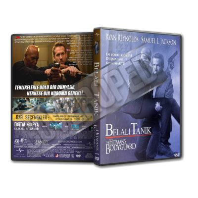 Belalı Tanık - The Hitman's Bodyguard V1 2017 Cover Tasarımı (Dvd Cover)